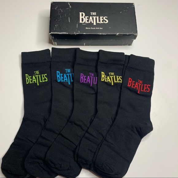 The Beatles Socks 5 Pair Boxed Gift Set New - Picture 3 of 4